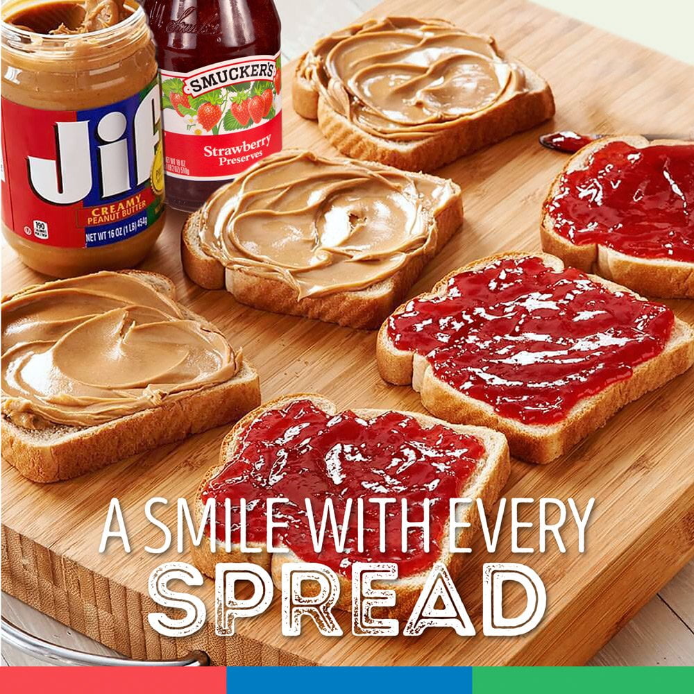 Jif Creamy Peanut Butter - 28.0 Oz (Pack of 12)