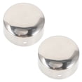 thumbnail image 2 of SHISUYAN 2 Pcs Embouts de Main Courante Bouchons Ronds en Acier Inoxydable pour Tubulure Ronde, 2 of 8