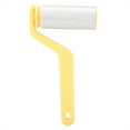 thumbnail image 1 of Rodillo quitapelusas adhesivo para ropa, sofás y sábanas - Limpiador de telas lavable y eficaz de color amarillo claro, 1 of 8