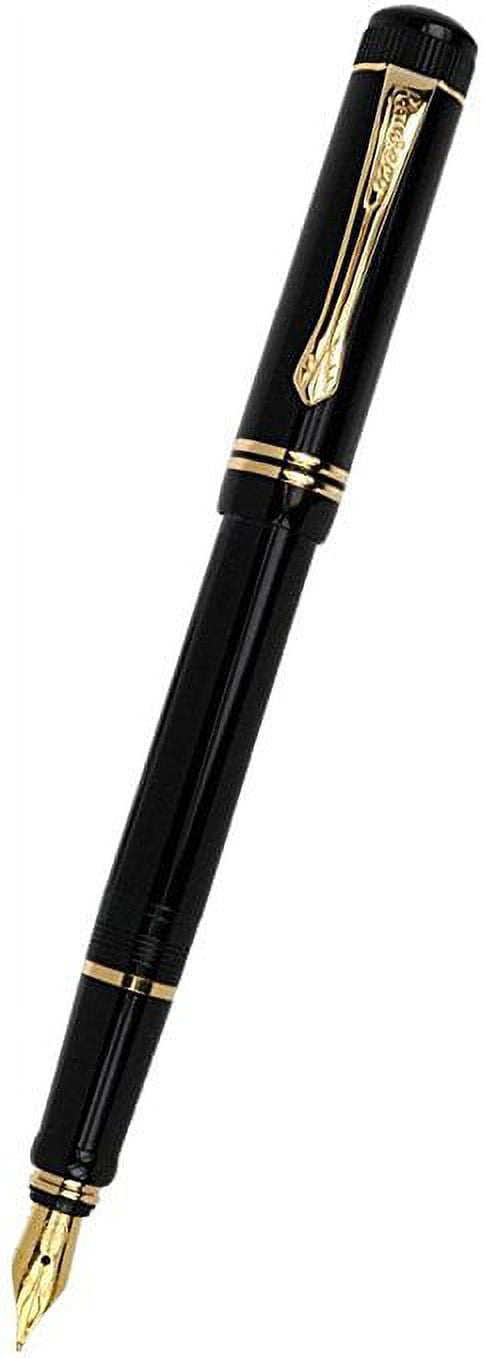 Kaweco Dia2 Fountain Pen - Black and Gold - Medium Point
