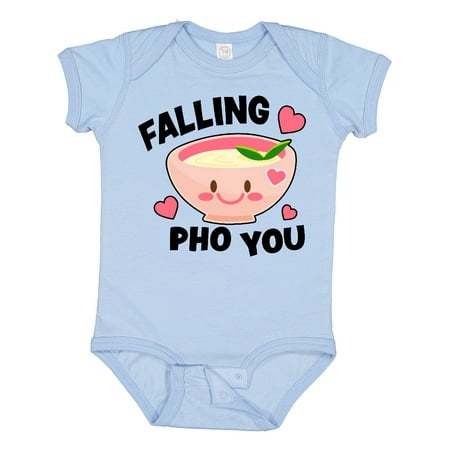 

Inktastic Falling Pho You with Cute Pho Bowl Gift Baby Boy or Baby Girl Bodysuit