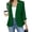 Green, variant on Njagoc3 jackets for women Casual Blazer Open Front Collarless Business Work Coat Long Sleeve Elegant Fall Winter Outwear,Purple,XXXL