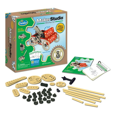 Think Fun 01702 Maker Studio Winches Set