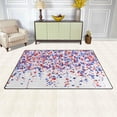 thumbnail image 2 of FREEAM America Flag Galaxy Stars Non Slip Area Rug for Living Dinning Room Bedroom Kitchen, (20 x 31 Inch), 4th of July Nursery Rug Floor Carpet Yoga Mat, 2 of 6
