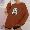 thumbnail image 4 of Enjoytime Fall Clothes for Women Halloween Vintage Ghost Printed Cute Pullover Sweatshirt Casual Loose Winter Long Sleeve Plus Size Tops, 4 of 6