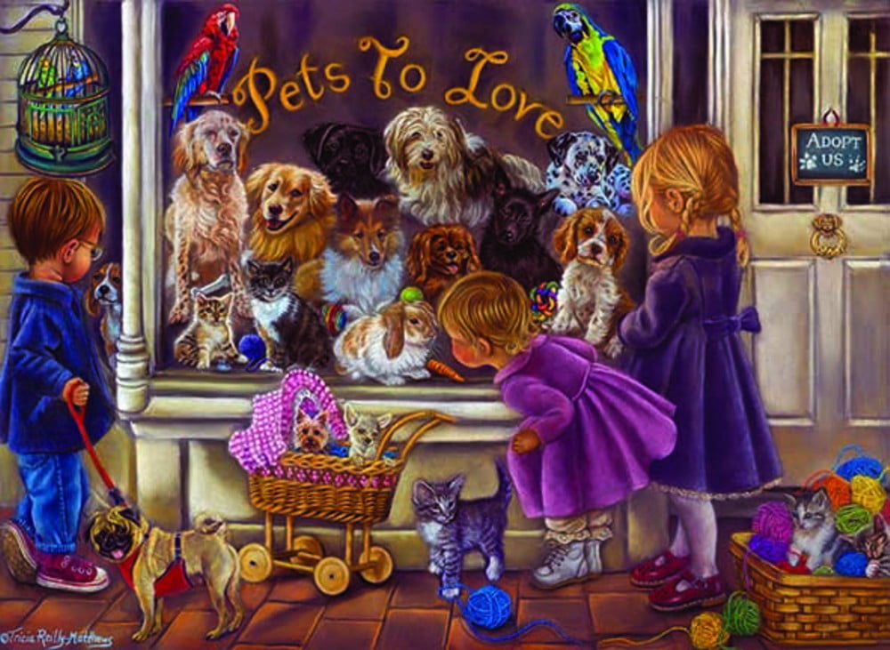 NEW Anatolian Jigsaw Puzzle 1000 Pieces Tiles "Pets to Love" 