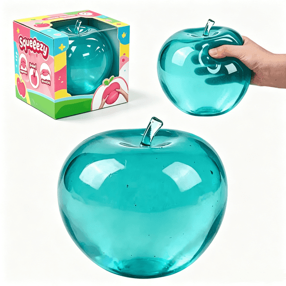 Blue Apple Squishy,Slow Rising Squishing,Apple Squishies Stress