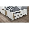 thumbnail image 3 of Global Furniture USA Jordyn White Wood Full Storage Bed with LED Headboard, 3 of 5