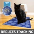 thumbnail image 2 of Drymate Original Cat Litter Mat, Contains Mess from Box for Cleaner Floors, Urine-Proof, Soft on Kitty Paws -Absorbent/Waterproof- Machine Washable, Durable (20”x28”)(Good Medicine Blue), 2 of 5