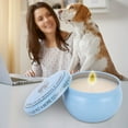 thumbnail image 4 of 4pcs Portable Natural Soy Wax Pet Aromatherapy Candles Scented Stress Relief Relaxation, 4 of 10
