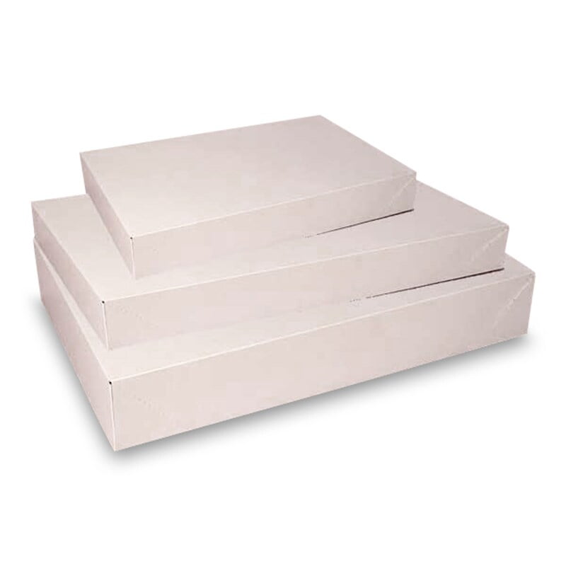 White Apparel Boxes 17" X 11" X 2 1/2" Quantity 50 by Paper Mart
