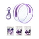 thumbnail image 4 of Estuche de exhibición de muñecas de PVC, organizador colgante impermeable, bolsa para muñecas pequeñas, mini muñecas púrpura, 4 of 8