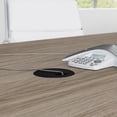 thumbnail image 3 of 72W Office Conference Table with Metal Base in Modern Hickory - Engineered Wood, 3 of 6