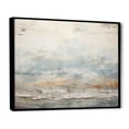 thumbnail image 2 of Designart "Blue Ocean Storm In Beige" Abstract Shapes Floater Framed Canvas Prints, 2 of 5