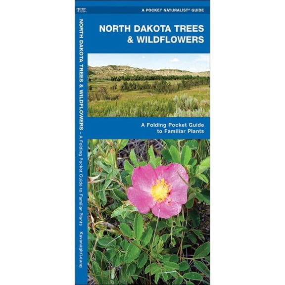Wildlife and Nature Identification: North Dakota Trees & Wildflowers : A Folding Pocket Guide to Familiar Plants (Other)