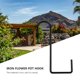 thumbnail image 3 of GOOHOCHY 8pcs Durable Balcony Colgando gancho Práctico Flowerpot Soporte para uso en el hogar, 3 of 8