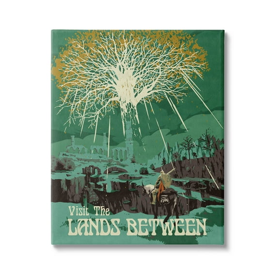 Stupell Industries Visit The Lands Between Scenery Graphic Art Gallery Wrapped Canvas Print Wall Art, Design by Matheus Lopes Castro