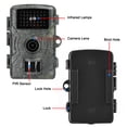 thumbnail image 3 of 16MP 1080P Portable Day Night Photo Video Taking Trail Multi-function Outdoor Huntings Animal Observation House Monitoring Photo Video Taking IP66 Waterproof with 38 Infrared Lights, 3 of 7