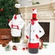 thumbnail image 5 of 2 sets Cubiertas de la botella de la ropa del chef de Navidad Decoraciones de botella de vino creativo, 5 of 6
