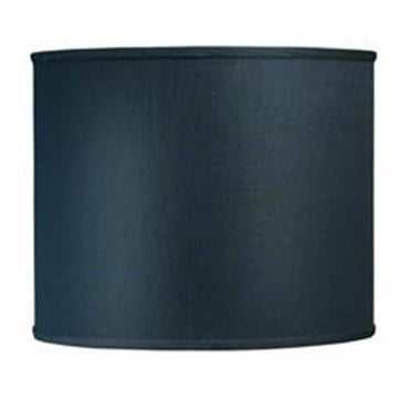 14 x 14 x 12 in. Hardback Drum Lamp Shade, Black Shadow