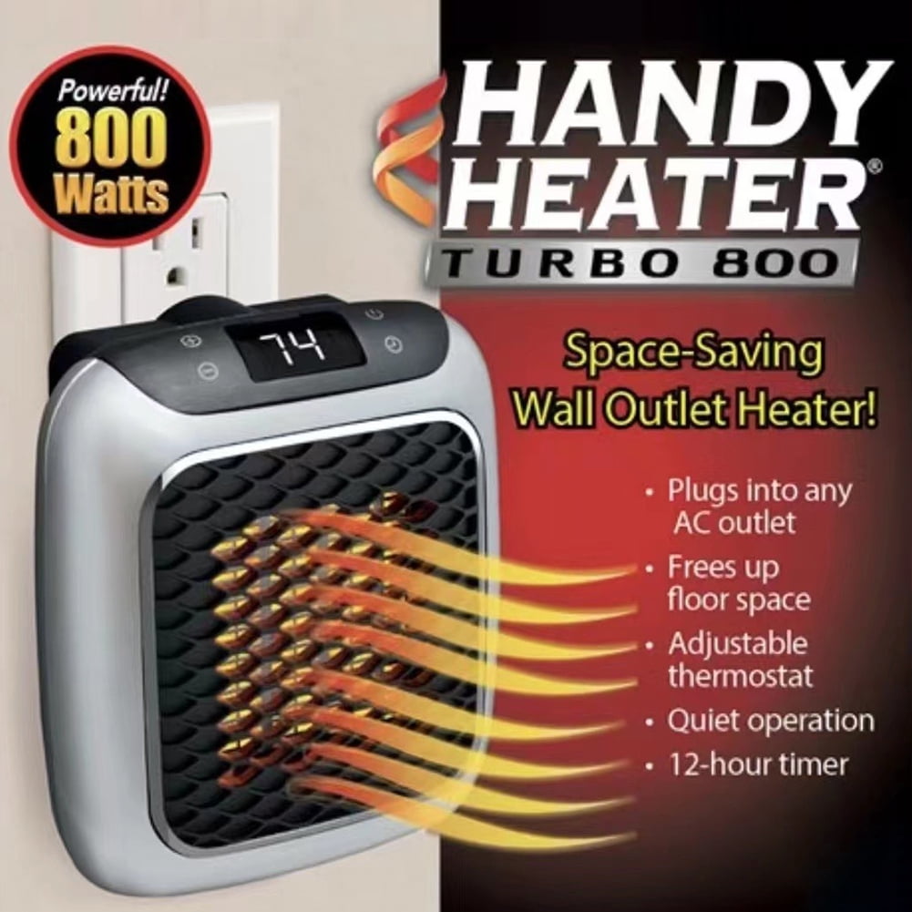 Mymisisa 800W Wall-Outlet Space Heater Remote Control Handy Warmer Home  Warm Air Blower | Walmart Canada