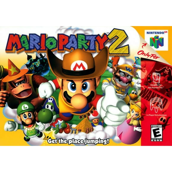 N64 Jeu Mario Parti 2 Jeux Cartouche pour 64 N64 Console Nous Version