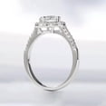thumbnail image 4 of Pretty Women Wedding 925 Silver Rings Gifts Cubic Zircon Party Jewelry Sz 6-10, 4 of 7