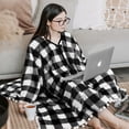 thumbnail image 5 of PAVILIA Fleece Poncho Blanket for Women |  Cozy Wearable Blanket Gift, Warm TV Shawl Sweater Cape with Pom Pom Fringe and Pockets, Gifts for Women (Buffalo Checker White), 5 of 7