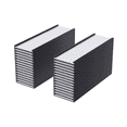 thumbnail image 1 of 30 Pack C Channel Magnetic Label Holders 1 x 3 in with Magnets Magnetic Name Tags Tool Box Labels for Metal Whiteboard, 1 of 6