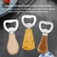 thumbnail image 5 of Abridor de Tapa Multifunción Acero Inoxidable, Mango de Madera Duradero para Botella Cerveza Lata Cocina Uso en Fiestas, 5 of 8