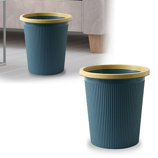 Trash Can PP Material Lightweight Durable Kitchen Bathroom Office Easy Clean Modern Design