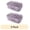 Purple, variant on Cook with Color Purple Portable 4-Compartment Snack Food Storage Container, Portable and Dishwasher Safe with Ice Packs