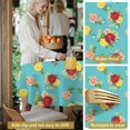 thumbnail image 5 of Pioneer Flower Floral Print Pattern Round Tablecloth 60 X 60 Inch, Wrinkle Resistant Wipeable Table Cloth for Kitchen Dining Picnic Patio Party, 5 of 6