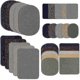 thumbnail image 1 of 30 Pieces Iron On Fabric Patches Fabric Repair Patches Twill Clothing Repair Kit For Jacket Clothes, 1 of 5