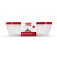 thumbnail image 1 of Rubbermaid TakeAlongs Serving Bowl Food Storage Containers, 4.4 L (1.1 Gallon), Tint Chili, 1 of 6