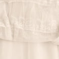 thumbnail image 4 of AUNVITO Women's High Waist Pleated Midi Skirt with Lace Applique A-Line Elegant Feminine Style, 4 of 6