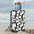 thumbnail image 7 of Fuzoiu Cartoon Penguin Print Suitcase Cover,Washable Luggage Covers for Suitcase,Elastic Luggage Protector Cover,Scratch Resistant Travel Suitcase Covers-Large, 7 of 7