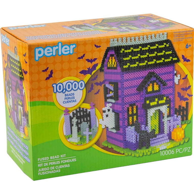 Perler Halloween Haunted House Fused Bead Kit, 10,006 pieces 