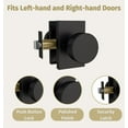 thumbnail image 3 of Mega Handles | Laura Privacy Knob | Matte Black, 3 of 4
