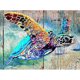 thumbnail image 1 of Cuadros Decorativos (DE6720) Pintura de diamante redondo 5D DIY de tortuga marina animal submarino E750 30x40cm Ehuebsd embutido en tela, 1 of 2