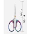 thumbnail image 3 of Extra Sharp Sewing Scissors Heavy Duty Titanium Coating Forged Stainless Steel Multi-Purpose, 3 of 4