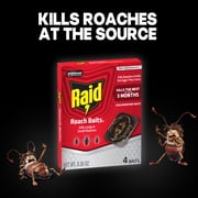 RAID® Double Control Large Roach Baits, 4 Count