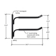 thumbnail image 2 of Gatekeeper Horizontal Wall Rack, Double, 2 of 3