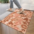 thumbnail image 4 of Brown and Pink Of Leopard Print Door Rugs,Washable Non Slip Door Mats Indoor,Decorative Door Mats,Entry Mat Indoor for Entrance,Bedroom,Kitchen,Bathroom,17"x30", 4 of 6