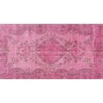 thumbnail image 1 of Ahgly Company Machine Washable Indoor Rectangle Traditional HotPink Area Rugs, 7' x 10', 1 of 7
