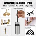 thumbnail image 3 of Muyoka Bol铆grafo de metal magn茅tico bol铆grafo magn茅tico multifuncional para aliviar el estr茅s, el aburrimiento, el TDAH, el autismo, 3 of 7