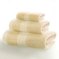 thumbnail image 1 of Juego de Toallas de Lujo de 3 Piezas de Lino Suave Innotech, 1 Toalla de Baño, 1 Toalla de Manos y 1 Toalla de Cara, Toallas 100 % Algodón para Baño, 1 of 5