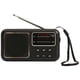 thumbnail image 3 of Radio Portátil Mini Banda De Onda Completa Batería 500mAh Receptor AM/FM Negro, 3 of 5