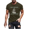 thumbnail image 2 of Qertyioot T-Shirt Décontracté pour Hommes à Manches Courtes Imprimé Col Rond, 2 of 4