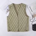 thumbnail image 2 of Gaexia Vest for Women Trendy,Thickened Down Vest for Women Warm and Cozy Padded Outerwear Layer With Lightweight Comfortable Design, 2 of 3